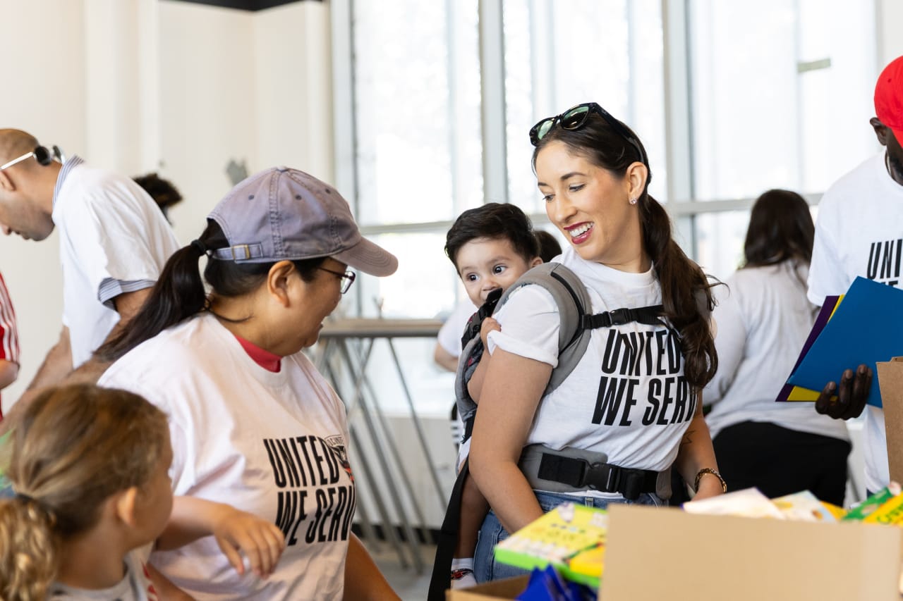 United We Serve | Backpack Packing Volunteer Day | August 2025