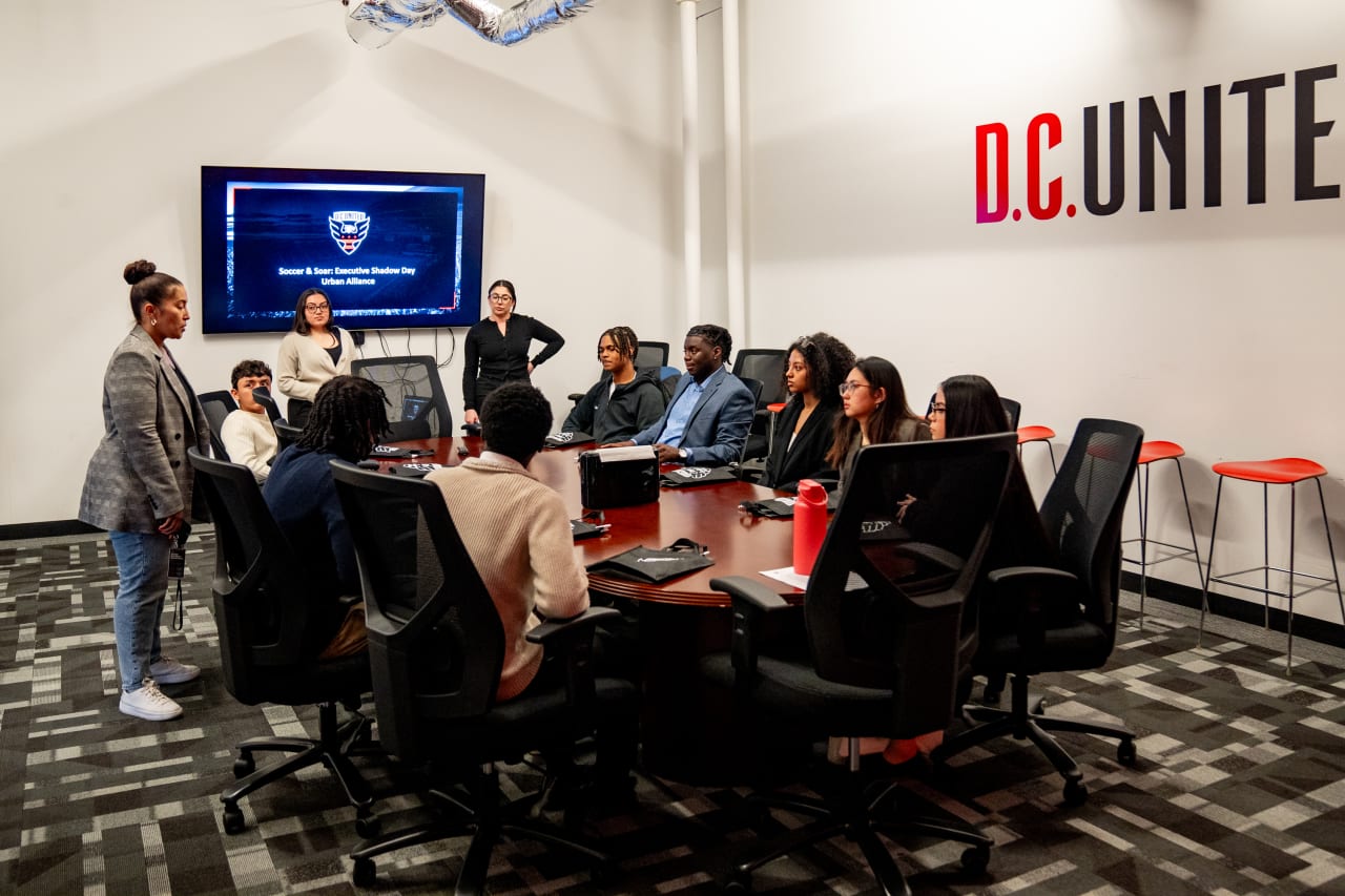 Soccer and Soar | Executive Shadow Day with Urban Alliance